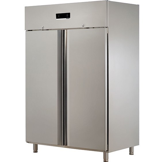 DRC Zweitür-Kühlschrank (−18 °C / +2 °C, Digital-Display)