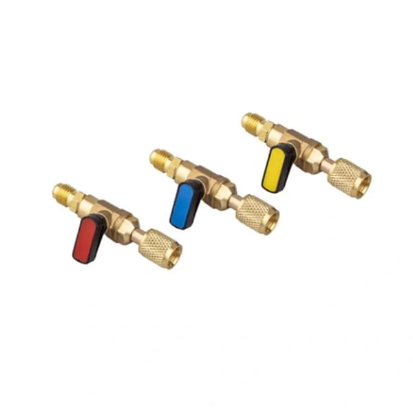 Refco CA-1/4″SAE-B blau Kugel Serviceventil No:4493525
