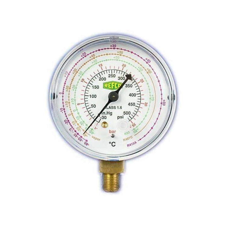 Refco MR-206-DS-MULTI Niederdruck unten mit Anschluss Manometer No:4664448