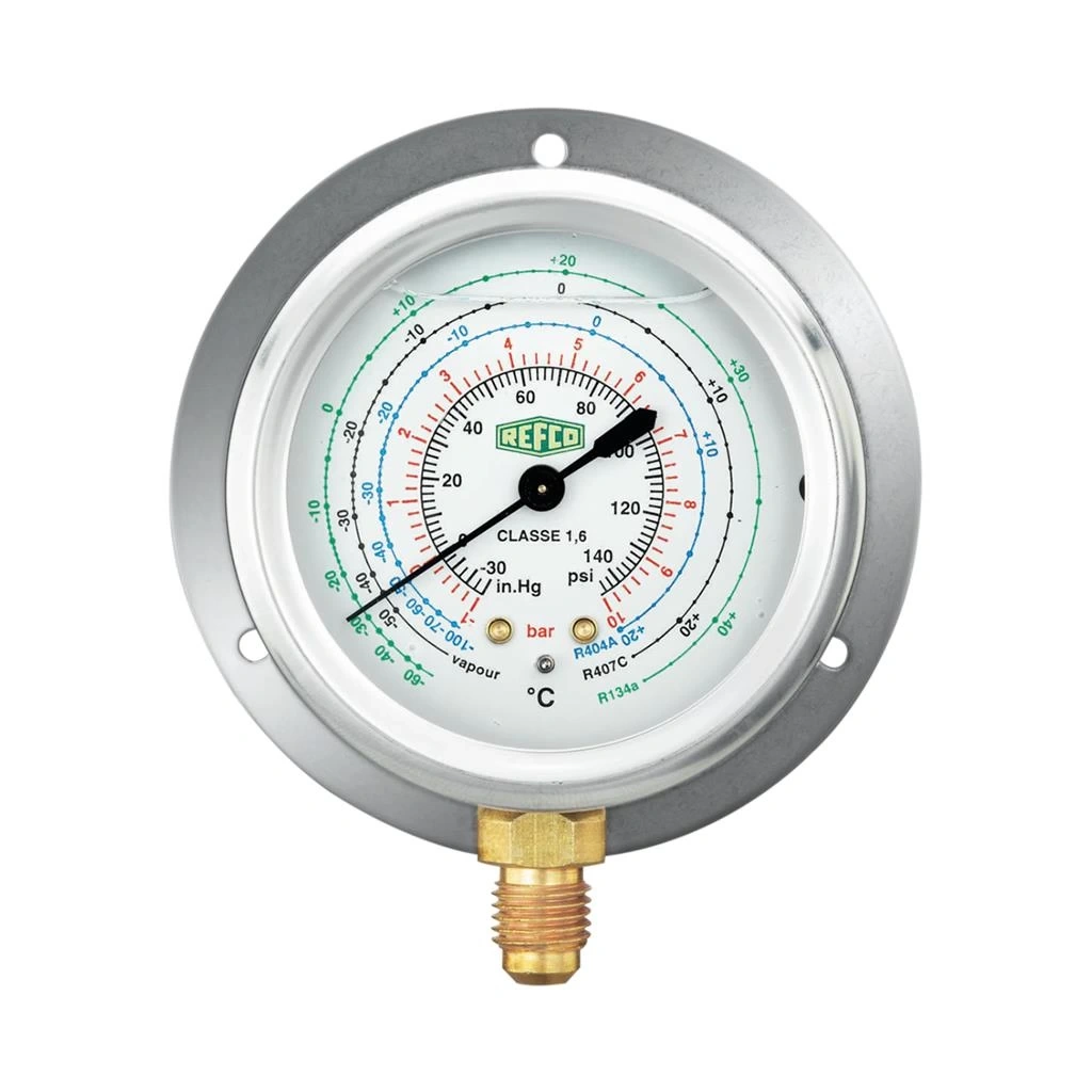 Refco MR-206-DS-R22 Nieder Druck unten mit Anschluss Manometer No:7196101