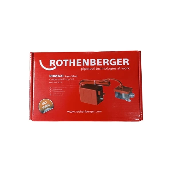 Rothenberger Romaxi Super Silent Kondensatpumpe (Wasserdurchfluss 38L/h vertikal Druck 12 MT) 1099901