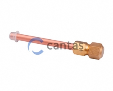 TCJ-2GSXZ-3 mit Rohr Ventil 1/4" 404A Service Port 1/4